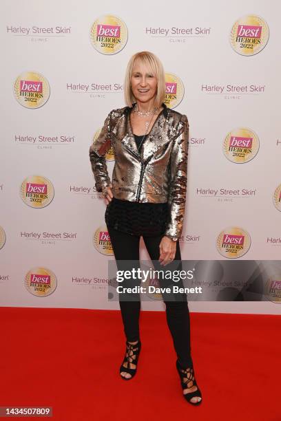 Carol McGiffin attends the Best Heroes Awards 2022 on October 18, 2022 in London, England.