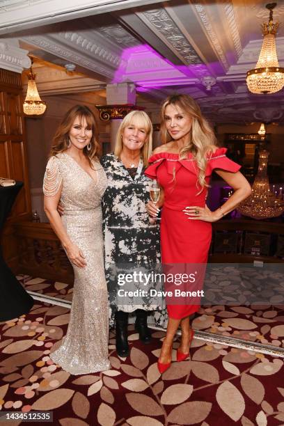 Linda Lusardi, Linda Robson and Lizzie Cundy attend the Best Heroes Awards 2022 on October 18, 2022 in London, England.