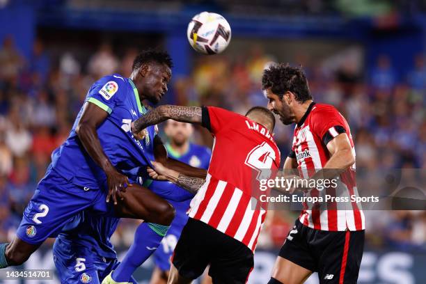 Raul Garcia of Athletic Club in action during the spanish league, La Liga Santander, football match played between Getafe CF and Athletic Club de...