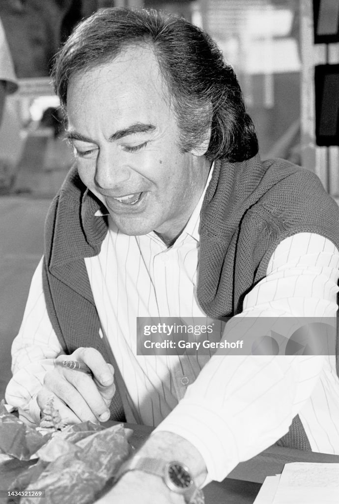 Neil Diamond In-Store Appearance At Tower Records