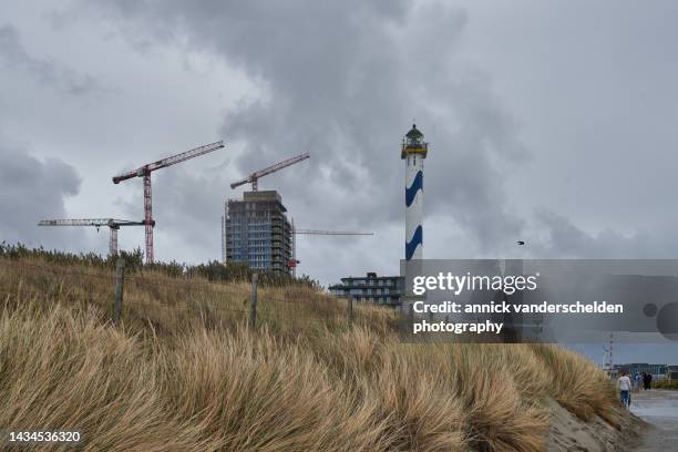 ostend east bank real estate development - oostende stockfoto's en -beelden