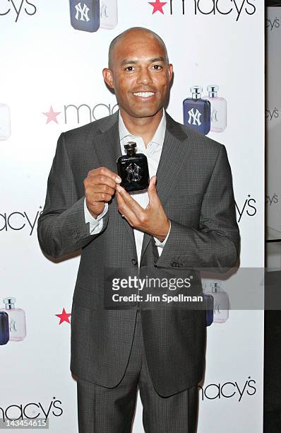 Mariano Rivera attends The New York Yankees Fragrance launch at Macy's Herald Square on April 26, 2012 in New York City.