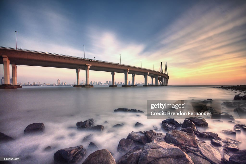 Sunset - sea link