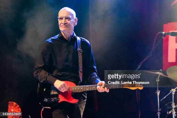 Wilko Johnson performs during Planet Rock's Rocktober event at O2 Shepherd's Bush Empire on October 18, 2022 in London, England.