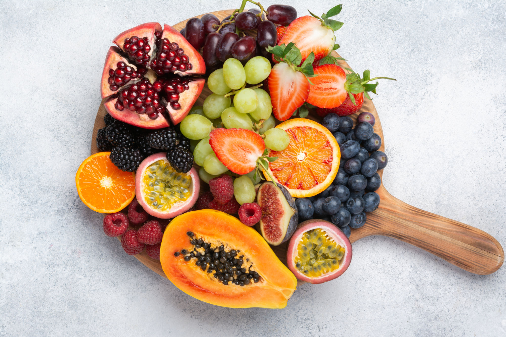 Delicious rainbow fruits Delicious rainbow fruits
