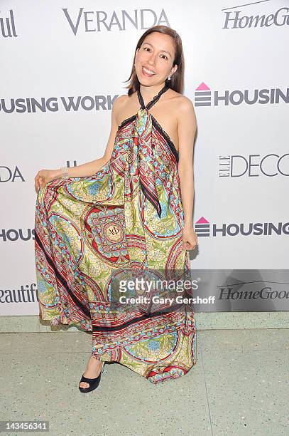 Designer Marisol Deluna attends the Housing Works 8th Annual Design on a Dime Benefit at the Metropolitan Pavilion on April 26, 2012 in New York City.