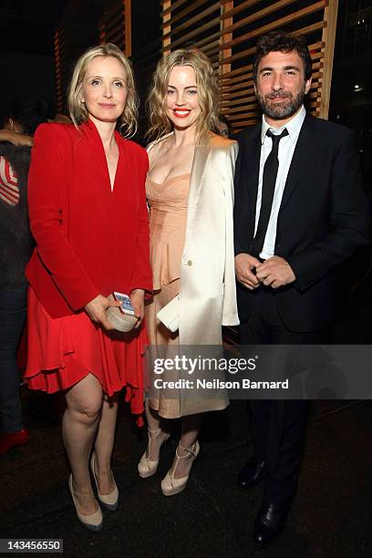 Director and actress Julie Delpy, actress Melissa George and Jean-David Blanc attend the Tribeca Film Festival 2012 After-Party For 2 Days In New...