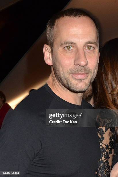 Fred Testot attends the 'Depression Et Des Potes' - Paris Photocall at UGC Cine Cite des Halles on April 26, 2012 in Paris, France.