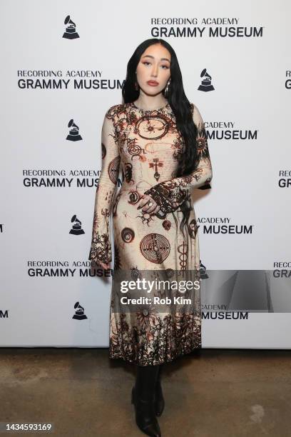 Noah Cyrus attends A New York Evening With Noah Cyrus at National Sawdust on October 18, 2022 in New York City.