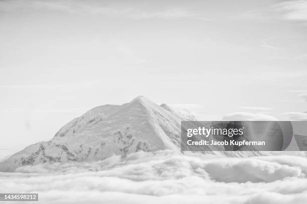 mount foraker in alaska, as seen from denali - フォーレイカー山 ストックフォトと画像