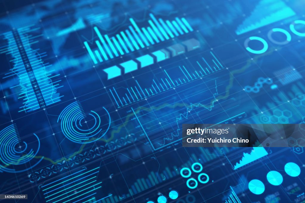 Business data background