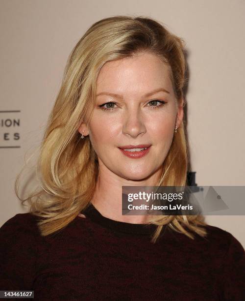 Actress Gretchen Mol attends an evening with "Boardwalk Empire" at Leonard H. Goldenson Theatre on April 26, 2012 in North Hollywood, California.