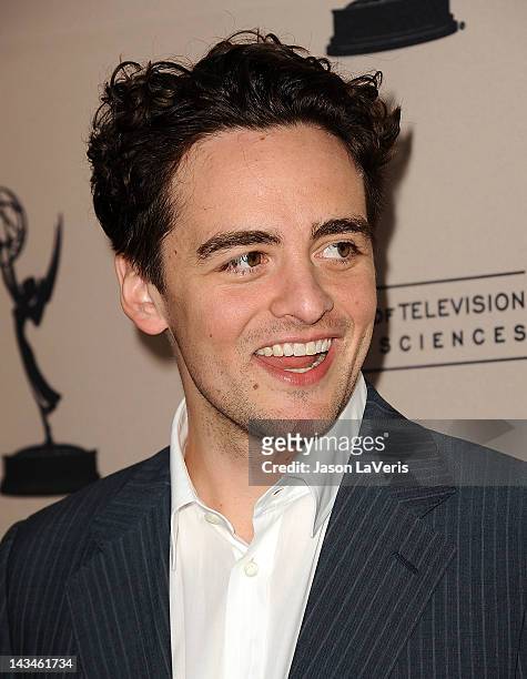 Actor Vincent Piazza attends an evening with "Boardwalk Empire" at Leonard H. Goldenson Theatre on April 26, 2012 in North Hollywood, California.