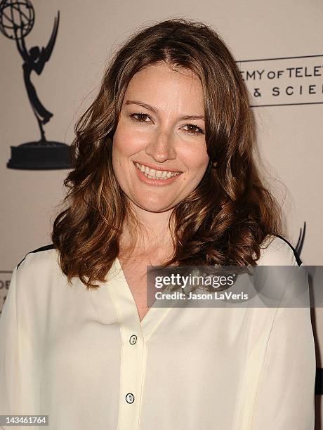 Actress Kelly Macdonald attends an evening with "Boardwalk Empire" at Leonard H. Goldenson Theatre on April 26, 2012 in North Hollywood, California.