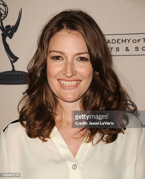 Actress Kelly Macdonald attends an evening with "Boardwalk Empire" at Leonard H. Goldenson Theatre on April 26, 2012 in North Hollywood, California.