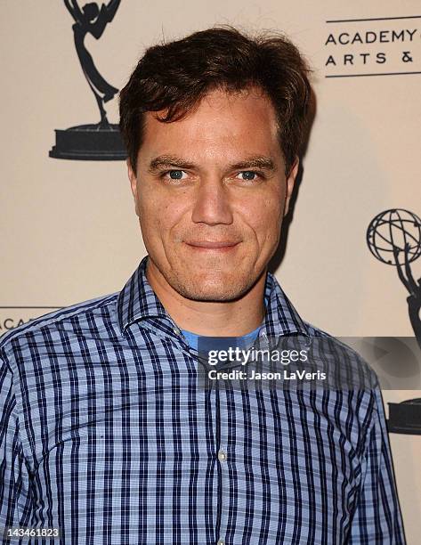 Actor Michael Shannon attends an evening with "Boardwalk Empire" at Leonard H. Goldenson Theatre on April 26, 2012 in North Hollywood, California.