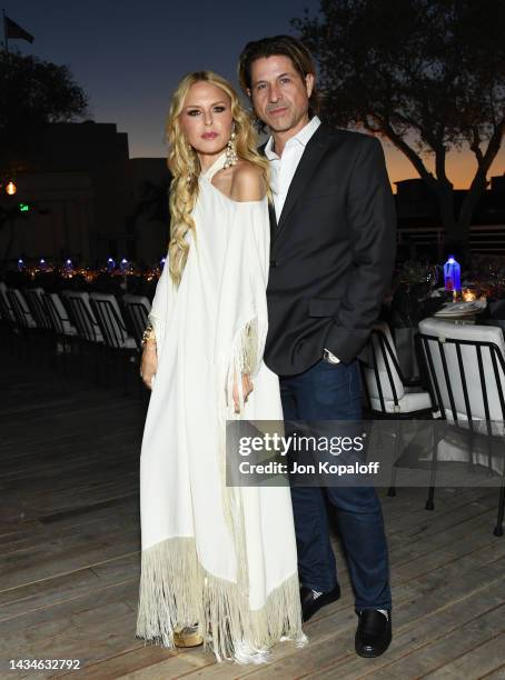 Rachel Zoe and Rodger Berman attend Rachel Zoe And Miranda Kerr Host Autumnal Event In Los Angeles, CA at The Maybourne Beverly Hills on October 18,...