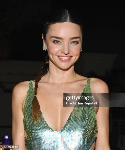 Miranda Kerr attends Rachel Zoe And Miranda Kerr Host Autumnal Event In Los Angeles, CA at The Maybourne Beverly Hills on October 18, 2022 in Beverly...