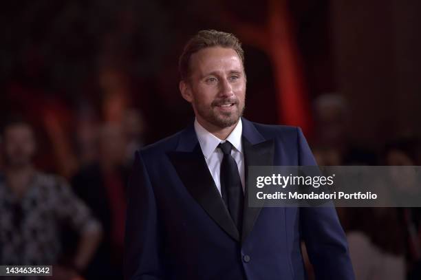 Belgian actor Matthias Schoenaerts at Rome Film Fest 2022. Django Red Carpet. Rome , October 16th, 2022