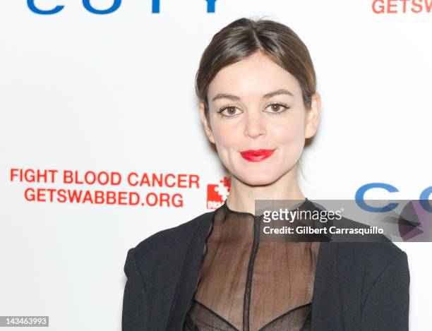 Actress Nora Zehetner attends the 6th annual DKMS Linked Against Blood Cancer gala at Cipriani Wall Street on April 26, 2012 in New York City.