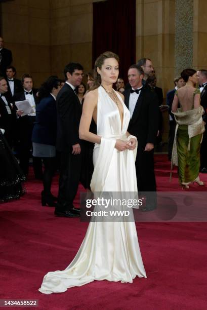 Angelina Jolie attends the 76th Annual Academy Awards ceremony at the Kodak Theater in Los Angeles.