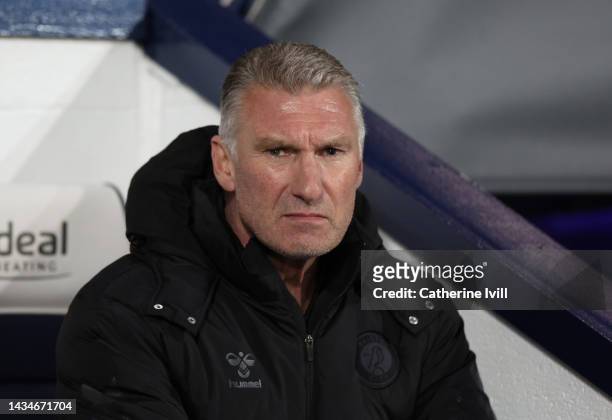 Nigel Pearson, manager of Bristol City ahead of the Sky Bet Championship between West Bromwich Albion and Bristol City at The Hawthorns on October...