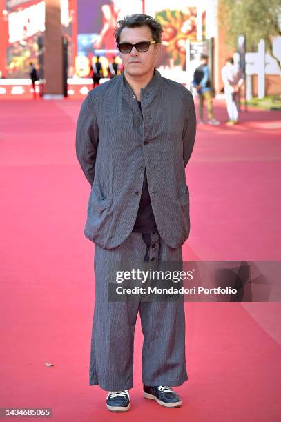 British film director and producer Joe Wright at Rome Film Fest 2022. M. - The Series Red Carpet. Rome , October 18th, 2022