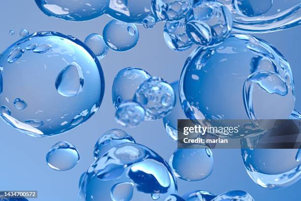 transparent  drop of water - bubbles stock pictures, royalty-free photos & images