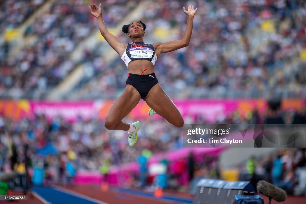 Terry Gittens Tyra Gittens of Trinidad and Tobago in action in the Women's Long ...