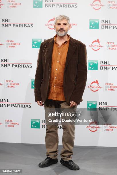 Antonio Sinisi attends the photocall for "I Morti Rimangono Con La Bocca Aperta" during the 17th Rome Film Festival at Auditorium Parco Della Musica...