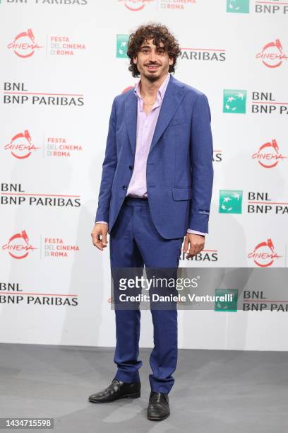 Fabio Fusco attends the photocall for "I Morti Rimangono Con La Bocca Aperta" during the 17th Rome Film Festival at Auditorium Parco Della Musica on...