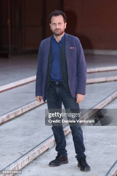 Director Fabrizio Ferraro attends a red carpet during the 17th Rome Film Festival at Auditorium Parco Della Musica on October 19, 2022 in Rome, Italy.