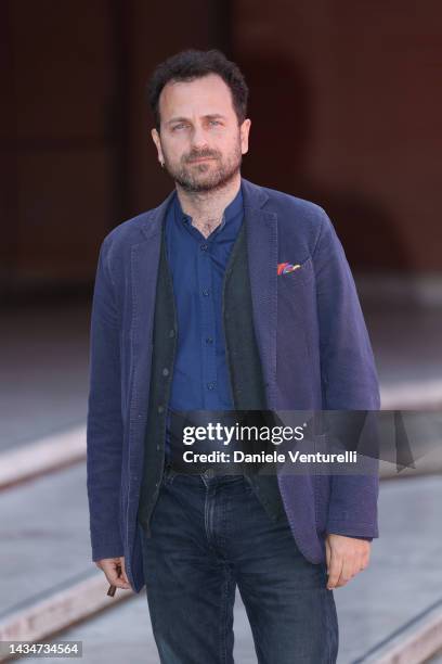 Director Fabrizio Ferraro attends a red carpet during the 17th Rome Film Festival at Auditorium Parco Della Musica on October 19, 2022 in Rome, Italy.