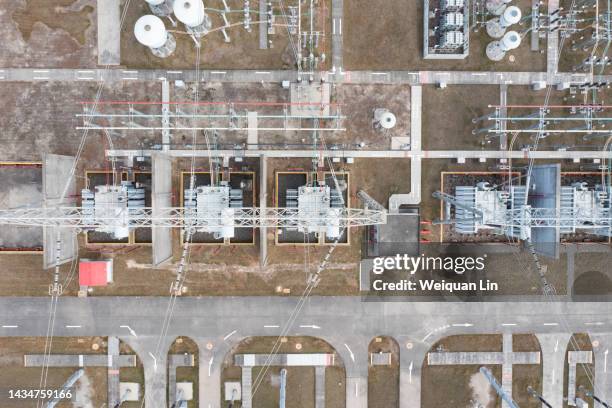 substation - electricity substation stock pictures, royalty-free photos & images