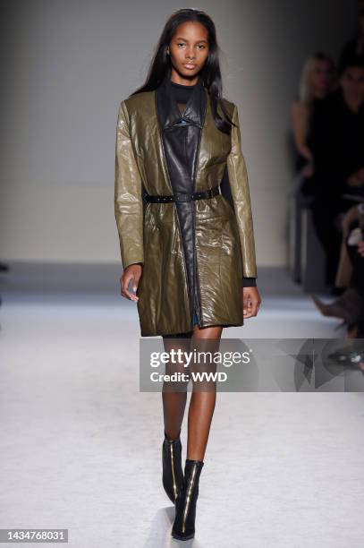 Model on the runway at Roland Mouret's fall 2015 show at The Westin Paris - Vendôme.