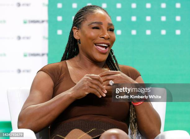 Founding & Managing Partner of Serena Ventures Serena Williams speaks onstage during TechCrunch Disrupt 2022 on October 19, 2022 in San Francisco,...