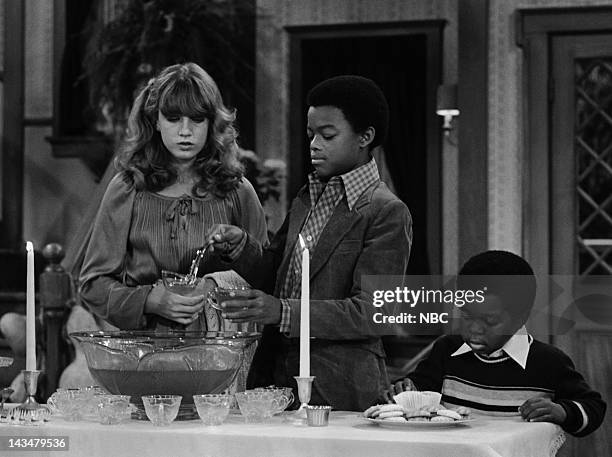 Rough Housing" Episode 1 -- Aired 8/24/79 -- Pictured: Dana Plato as Kimberly Drummond, Todd Bridges as Willis Jackson, Gary Coleman as Arnold Jackson