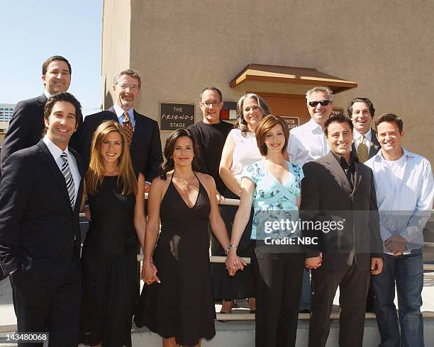 Season 10 -- Pictured: David Schwimmer, Jennifer Aniston, Courteney Cox, Lisa Kudrow, Matt LeBlanc, Matthew Perry Executive producer/Executive VP...