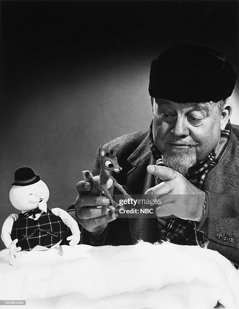 Sam the Snowman, Rudolph the RedNosed Reindeer, narrator Burl Ives