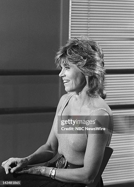 Life in the Fat Lane" -- Pictured: Jane Fonda during an interview with Connie Chung