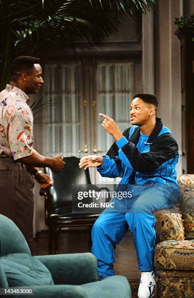 Someday Your Prince will be in Effect: Part 1 & 2" Episodes 8 & 9 -- Pictured: Bo Jackson as Himself, Will Smith as William 'Will' Smith