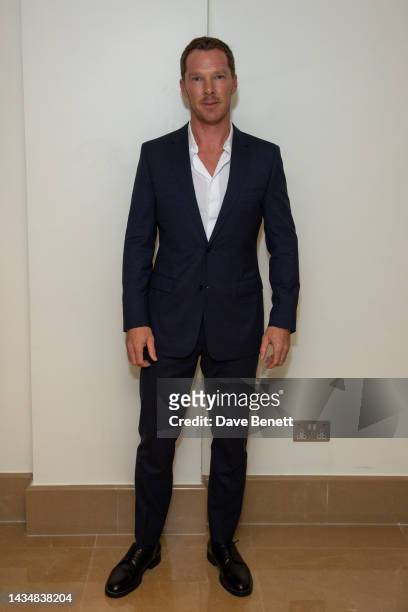 Benedict Cumberbatch attends a special screening of 'All Quiet on the Western Front', hosted by Benedict Cumberbatch, at The Mayfair Hotel on October...