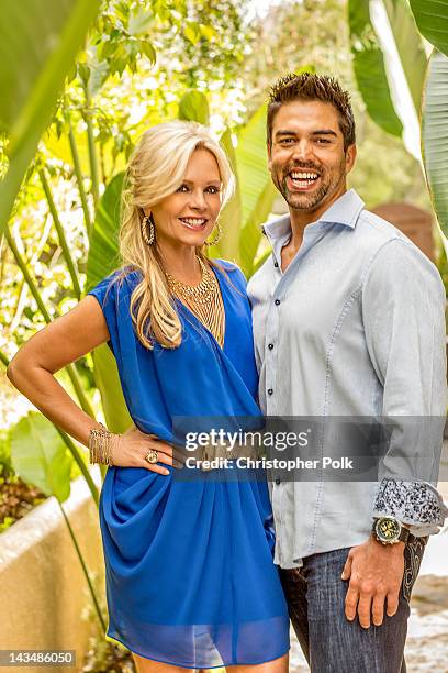 Tamra Barney of "Real Housewives Of Orange County" poses during a photo shoot April 21, 2012 in Laguna Beach, California.