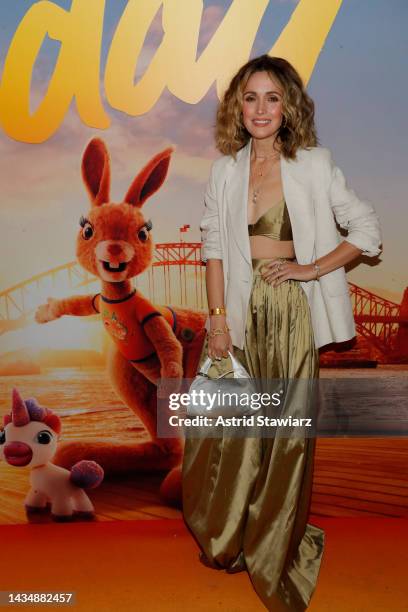 Rose Byrne attends the Tourism Australia 'Come and Say G'day' Global Launch Event on October 19, 2022 in New York City.