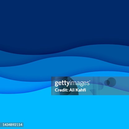 Papercut Abstract wave pattern Background Papercut Abstract wave pattern Background