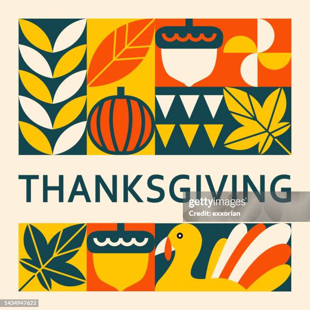 thanksgiving icon set - thanksgiving togetherness stock illustrations