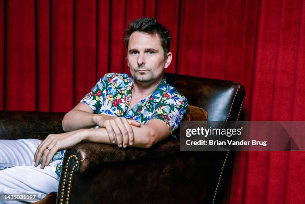 August 10: Matthew Bellamy of Muse is photographed for Los Angeles Times on August 10, 2022 in Los Angeles, California. PUBLISHED IMAGE. CREDIT MUST...