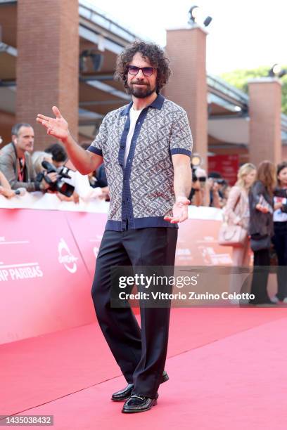 Francesco Montanari attends the red carpet for "Souvenir D'Italie" during the 17th Rome Film Festival at Auditorium Parco Della Musica on October 20,...