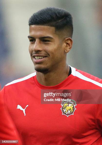 Headshot of Lucho Vega of C.S. Maritimo on August 06, 2022 in Porto