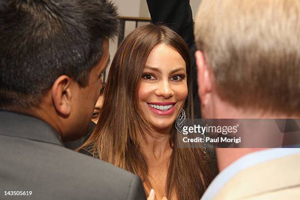 Actress Sofía Vergara attends Google & Hollywood Reporter Host an Evening Celebrating The White House Correspondents' Weekend on April 27, 2012 in...